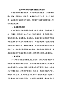 2025 医药领域腐败问题集中整治实施方案5篇精选范文