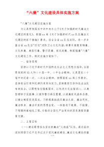“六廉”文化建设具体实施方案