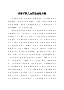 党史党课感悟沂蒙党史汲取奋进力量10