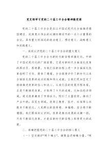 党支部学习党的二十届三中全会精神微党课