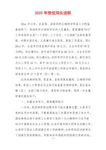 2025年投促局长述职