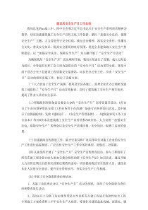 建设局安全生产月工作总结