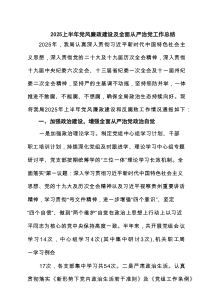 上半年党风廉政建设及全面从严治党工作总结精选6篇