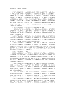 县安全生产委员会20XX年工作要点