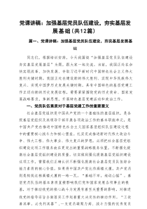 精选 2025年5月份专题党课讲稿 （适用党政、企业、学校、医院、银行等党委、支部书记（共12篇）