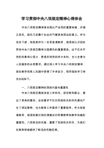 2025年中央八项规定的学习教育心得体会