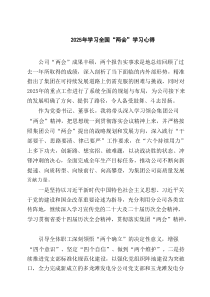 2025年学习全国“两会”学习心得（8篇）