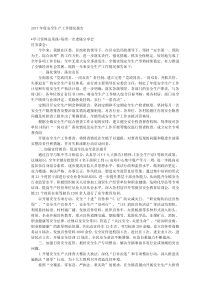 20XX年度安全生产工作情况报告