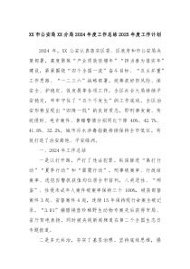 市公安局分局2024年度工作总结2025年度工作计划