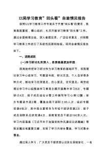 党委班子2025年学习教育“回头看”情况汇报5个合集