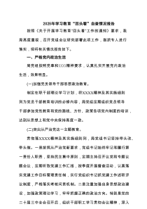 2025年学习教育“回头看”自查情况报告精选（3篇）