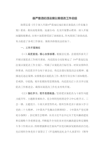 县严重违纪违法案以案促改工作总结