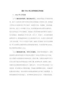 某乡20XX年上半年统战工作总结