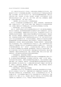 在20XX年全市安全生产工作会议上的讲话