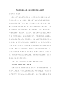 在公司代表大会暨2025年工作会议上的讲话