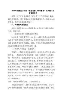 2025年党委班子对照“七查七看”学习教育”回头看”自查情况报告精选（5篇）