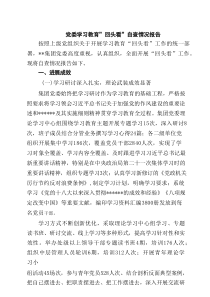 党委学习教育”回头看”自查情况报告精选（6篇）