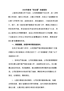 2025年教育“回头看”自查报告（共8篇）