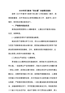 025年学习教育“回头看”自查情况报告3例范文