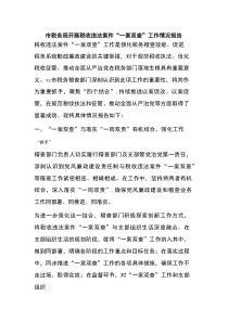 市税务局开展税收违法案件“一案双查”工作情况报告