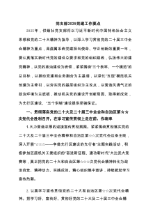 党支部党建工作要点7篇供参考