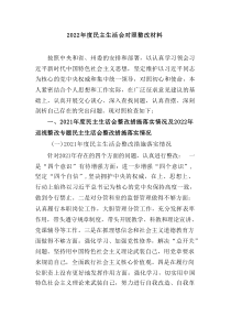 20XX年专题民主生活会对照整改材料