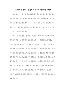 20XX年上半年工作总结及下半年工作计划镇乡