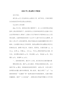 20XX年人民法院工作报告