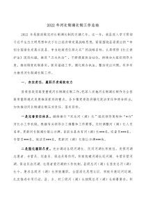 20XX年河长制湖长制工作总结