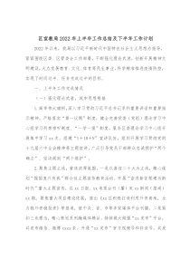 区宣教局20XX年上半年工作总结及下半年工作计划