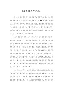 县政府领导班子工作总结