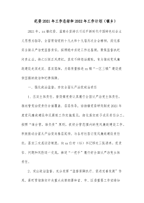 纪委20XX年工作总结和20XX年工作计划镇乡