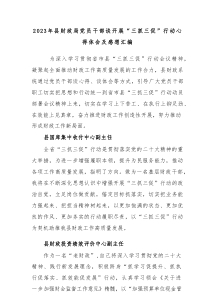三抓三促20XX年县财政局党员干部谈开展三抓三促行动心得体会及感想汇编