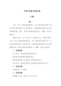 2篇开展乡村振兴实施方案