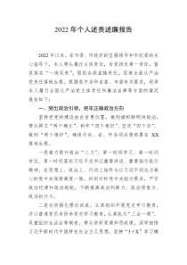20XX年个人述责述廉报告