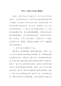 学习二十届三中全会心得体会