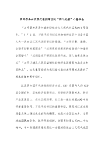 新学习在参加江苏代表团审议时四个必须心得体会
