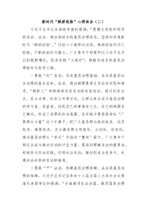 新时代枫桥经验心得体会二