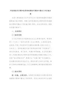 市医德医风问题和医药领域腐败问题集中整治工作实施方案
