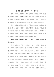 检察院检察长学习二十大心得体会