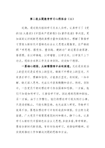 第二批主题教育学习心得体会11