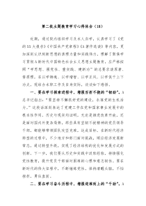 第二批主题教育学习心得体会18