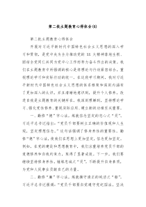 第二批主题教育心得体会6