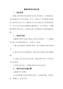 融媒体建设实施方案