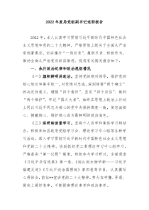 20XX年度局党组副书记述职报告