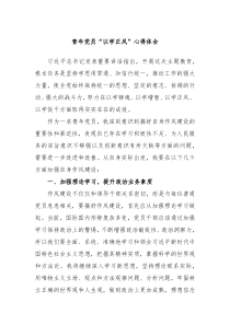青年党员以学正风心得体会