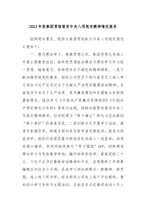 20XX年某集团贯彻落实中央八项规定精神情况报告