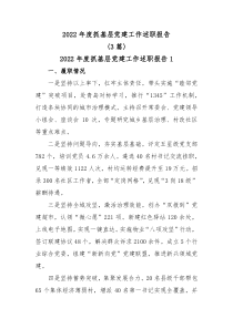 3篇20XX年度抓基层党建工作述职报告