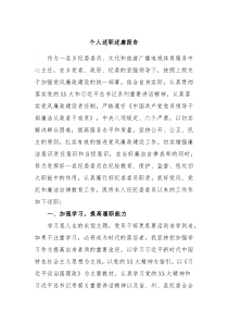 个人述职述廉报告