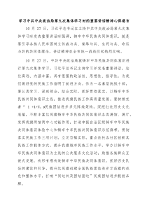 学习中共中央政治局第九次集体学习时的重要讲话精神心得感言1